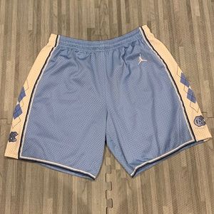 Authentic Jordan UNC Tarheel basketball shorts